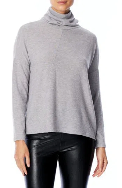 Lblc The Label Mimi Cozy Turtleneck In Gray