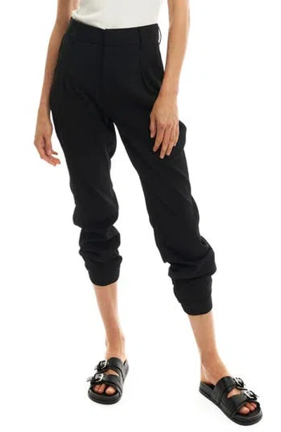 Lblc The Label Paloma Pleated Pants In Black