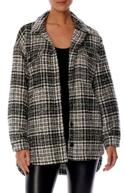 Lblc The Label Pamela Shirt Jacket In Black