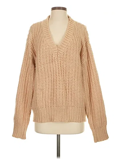 Pre-owned Lblc The Label Pullover Sweater In Tan