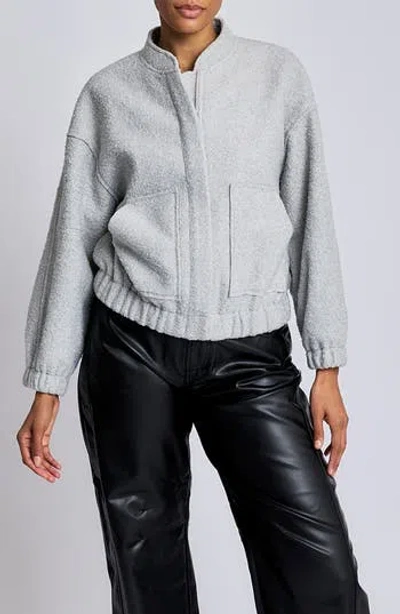Lblc The Label Robbie Boucle Zip Up Jacket In Multi