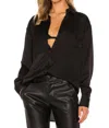 Lblc The Label Smith Button Up Shirt In Black In Black