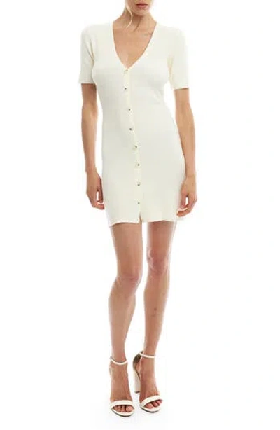 Lblc The Label Sparrow Rib Minidress In White