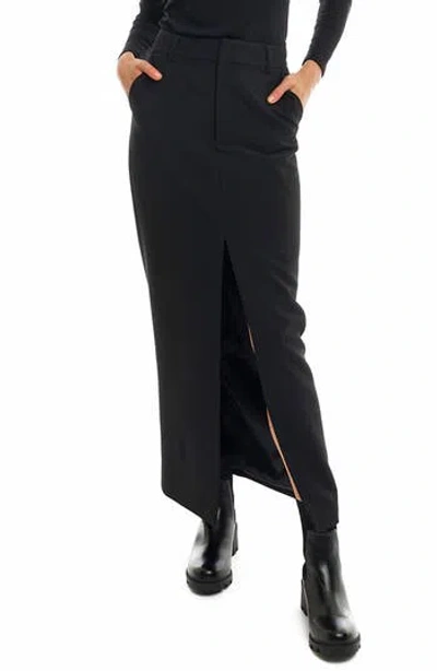 Lblc The Label Tess Maxi Skirt In Black