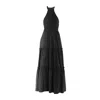 Lblc The Label Naomi Halter Dress In Black