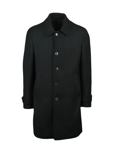 L.b.m 1911 Blue-black Wool-blend Coat