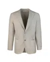 L.B.M 1911 BEIGE HOUNDSTOOTH BLAZER