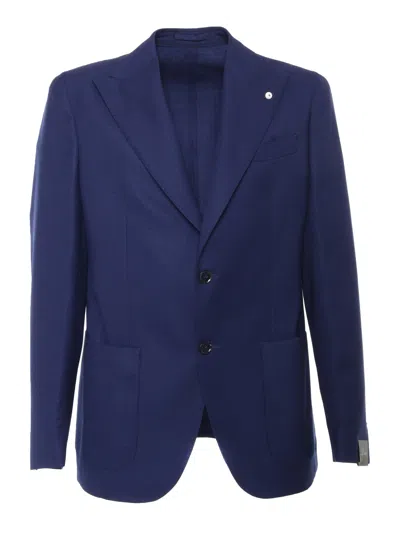 L.b.m 1911 Blue Single Breasted Blazer