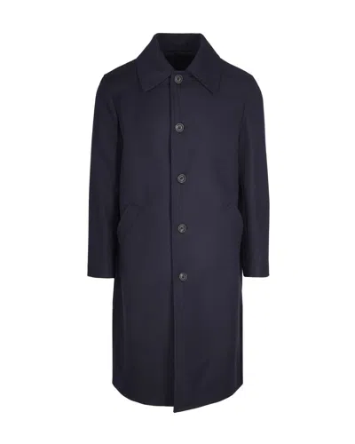L.b.m 1911 Blue Virgin Wool Coat
