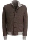 L.b.m 1911 Button-up Bomber Jacket In Brown