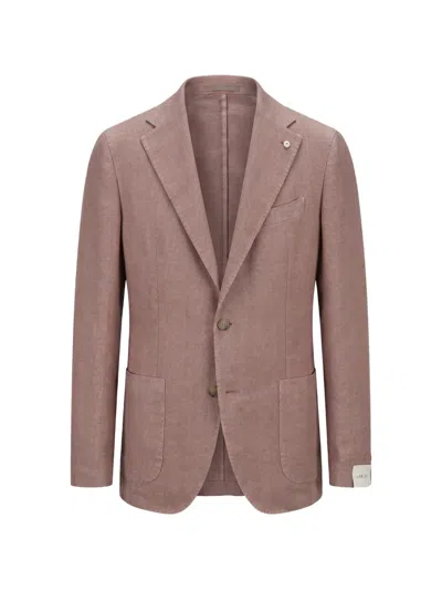 L.b.m 1911 Buttoned Blazer In Pink