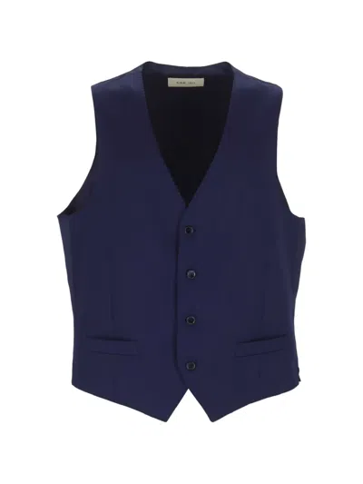 L.b.m 1911 Button-up Waistcoat In Blue