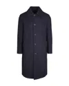 L.b.m 1911 Cappotto In Lana Vergine Blu In Blue