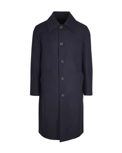 L.B.M 1911 BLUE VIRGIN WOOL COAT
