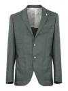 L.b.m 1911 Wool And Silk Jacket In Green