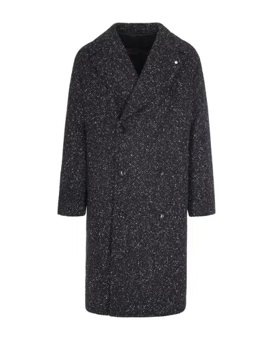 L.b.m 1911 Cappotto Doppiopetto Nero In Black