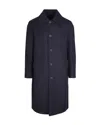 L.b.m 1911 Cappotto In Lana Vergine Blu In Blue