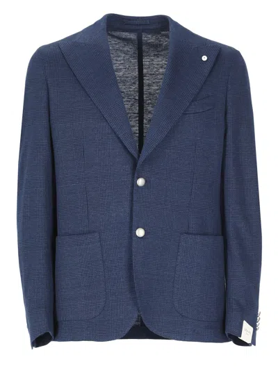 L.b.m 1911 Cotton And Linen Jacket In Blue