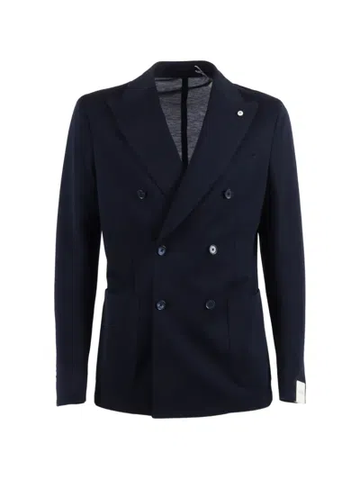 L.b.m 1911 Drop S Double-breasted Balzer In Blue