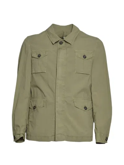 L.b.m 1911 Four-pocket Button-up Jacket In Green