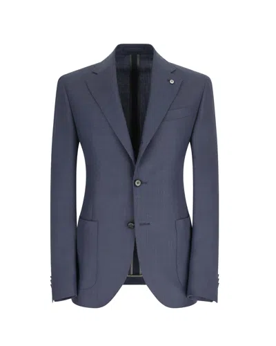 L.B.M 1911 JIM SINGLE BREASTED BLUE JACKET