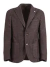 L.b.m 1911 L.b.m. 1911 Single-breasted Jacket In Brown