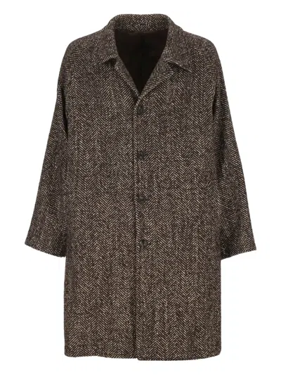 L.B.M 1911 HERRINGBONE COAT