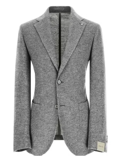 L.b.m 1911 Jack Notched-lapel Blazer In Gray