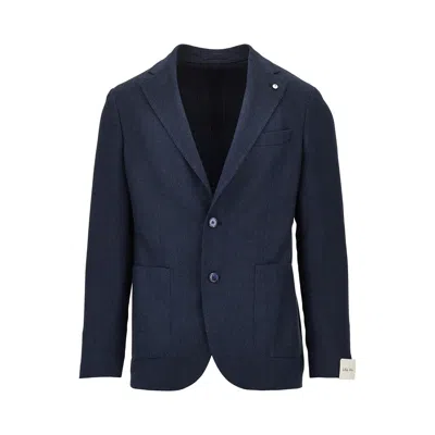 L.b.m 1911 Jack Single-breasted Jacket In Blue