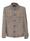 L.b.m 1911 L.b.m. 1911 Beige Untreated Overshirt