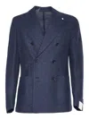 L.b.m 1911 L.b.m. 1911 Single-breasted Jacket In Blue