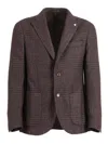 L.b.m 1911 L.b.m. 1911 Single-breasted Jacket In Brown