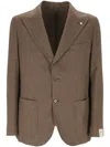L.b.m 1911 L. B.m. 1911 Man Blazer Brown Size 44 Cotton