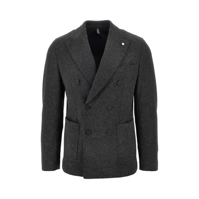 L.b.m 1911 L. B.m. 1911 'active Uniform' Double-breasted Jacket In Gray