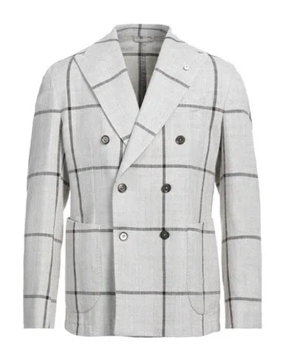 L.b.m 1911 L. B.m. 1911 Man Blazer Beige Size 38 Cotton In Neutral