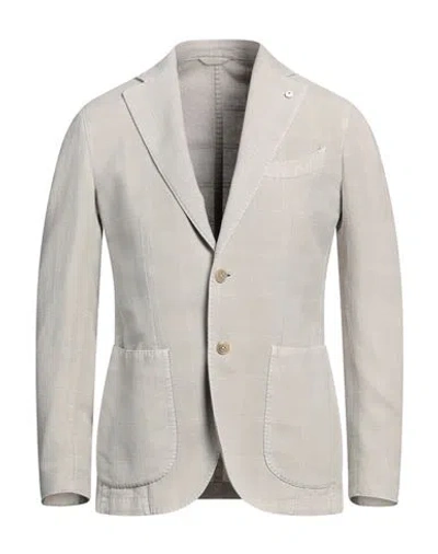 L.b.m 1911 L. B.m. 1911 Man Blazer Beige Size 38 Cotton, Linen In Neutral