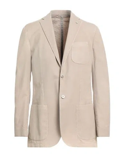 L.b.m 1911 L. B.m. 1911 Man Blazer Beige Size 42 Cotton In Sand