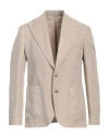 L.b.m 1911 L. B.m. 1911 Man Suit Jacket Beige Size 38 Cotton, Linen In Beige