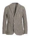 L.b.m 1911 L. B.m. 1911 Man Blazer Beige Size 42 Wool, Polyester, Polyamide In Brown
