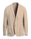 L.b.m 1911 L. B.m. 1911 Man Blazer Beige Size 46 Lyocell, Cotton, Elastane