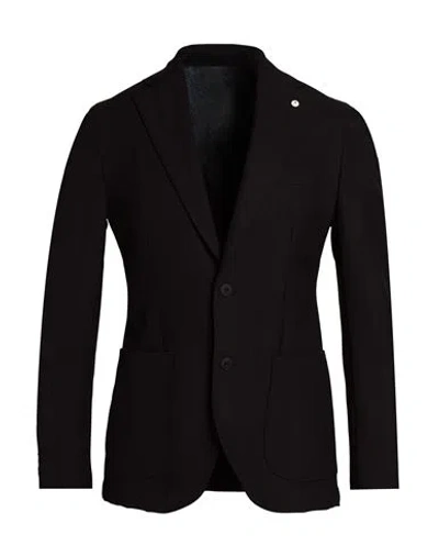 L.b.m 1911 L. B.m. 1911 Man Blazer Black Size 36 Nylon, Elastane