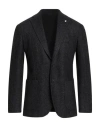L.b.m 1911 L. B.m. 1911 Man Blazer Black Size 38 Wool, Polyester, Polyamide In Black