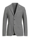 L.b.m 1911 L. B.m. 1911 Man Blazer Black Size 40 Cotton, Polyester, Viscose, Elastane In Gray