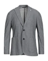L.b.m 1911 L. B.m. 1911 Man Blazer Black Size 42 Cotton In Gray