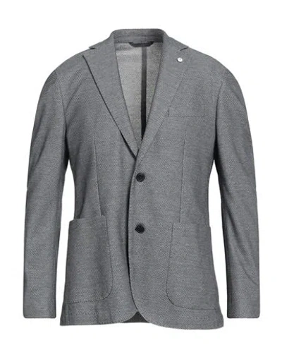 L.b.m 1911 L. B.m. 1911 Man Blazer Black Size 42 Cotton In Gray