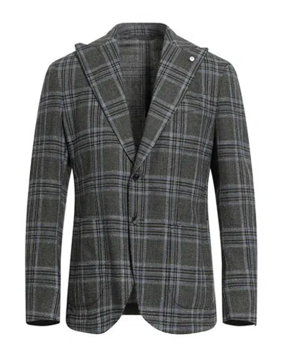 L.b.m 1911 L. B.m. 1911 Man Blazer Black Size 44 Wool, Cotton, Polyamide, Polyester, Acrylic