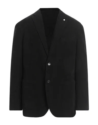 L.b.m 1911 L. B.m. 1911 Man Blazer Black Size 48 Cotton, Elastane
