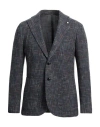L.b.m 1911 L. B.m. 1911 Man Blazer Blue Size 38 Cotton, Wool, Polyester, Polyamide In Blue