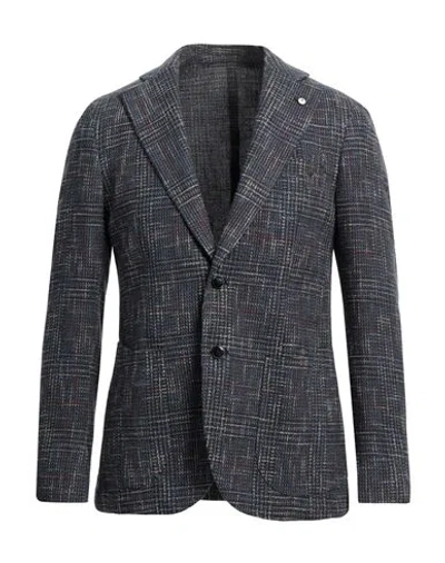 L.b.m 1911 L. B.m. 1911 Man Blazer Blue Size 38 Cotton, Wool, Polyester, Polyamide