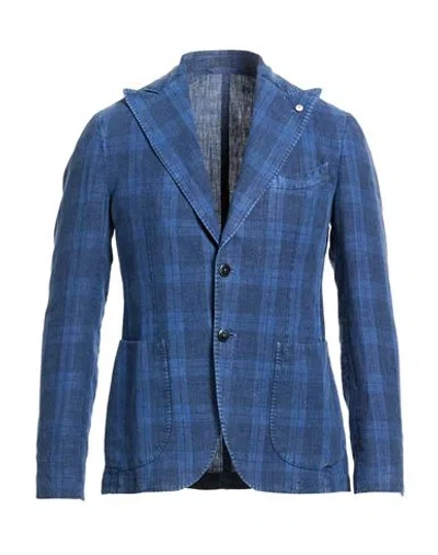 L.b.m 1911 L. B.m. 1911 Man Blazer Blue Size 38 Linen